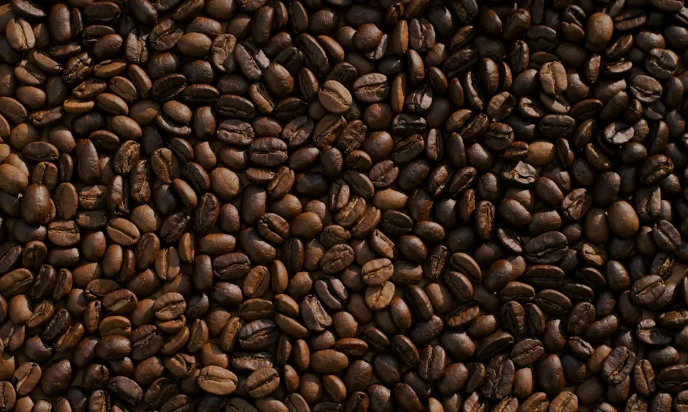 Coffee extraction process closeup