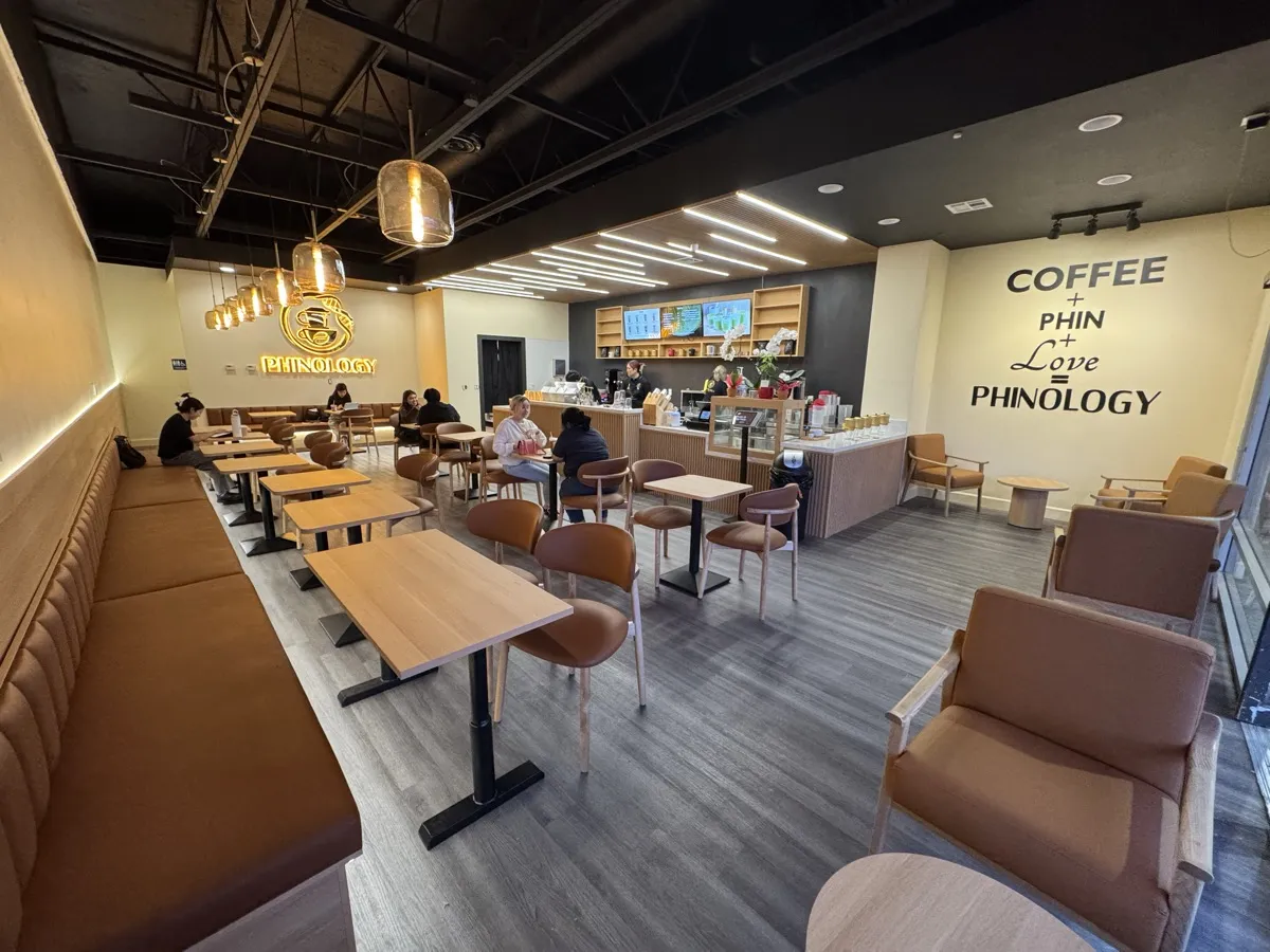 Vietnamese coffee shop atmosphere in Convoy District San Diego