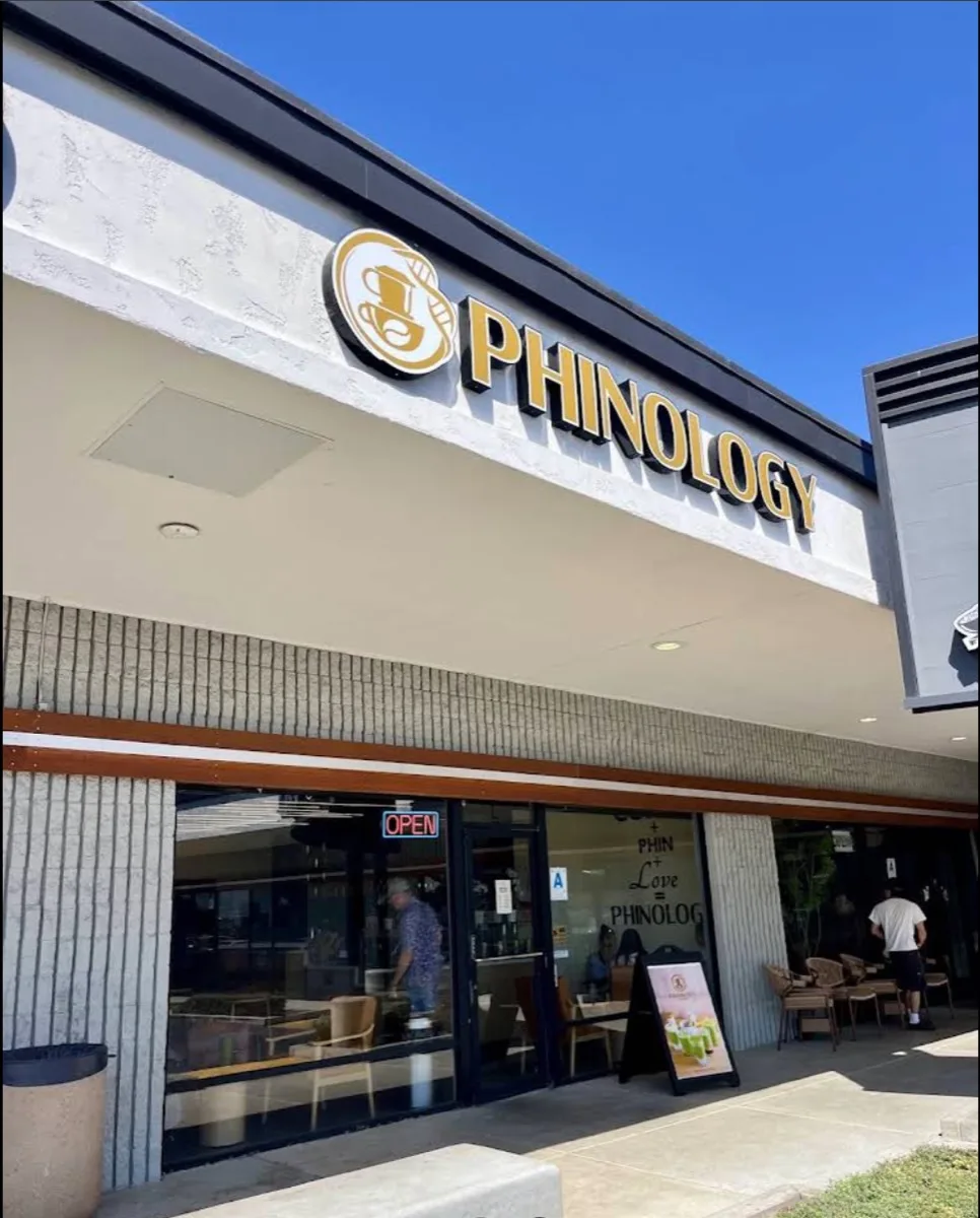 Phinology Coffee storefront on Convoy Street San Diego